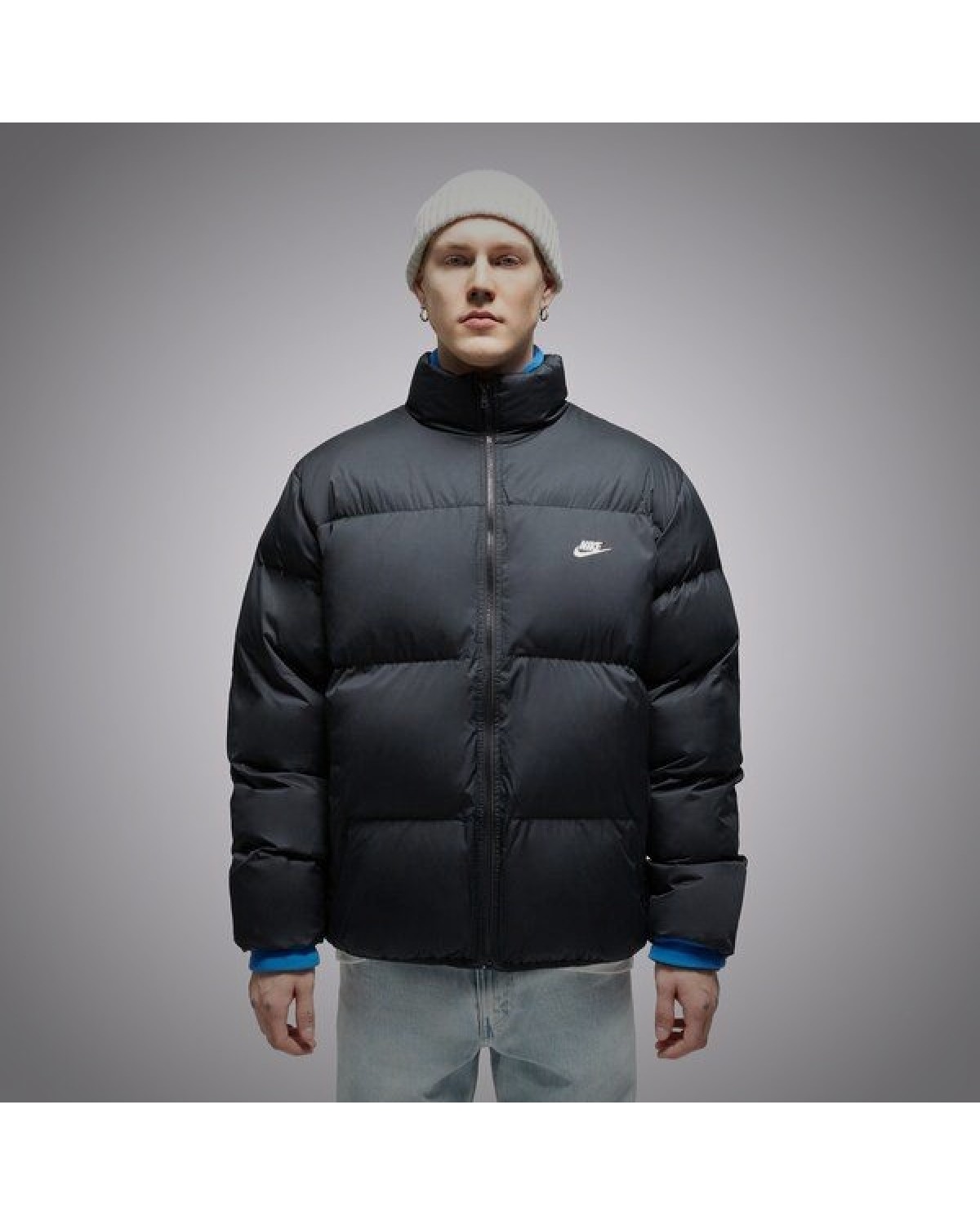 Пуховик Nike Club Puffer Jkt Grey