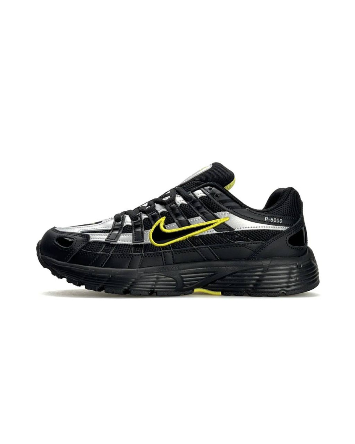 Nike P-6000 Black Silver Lime