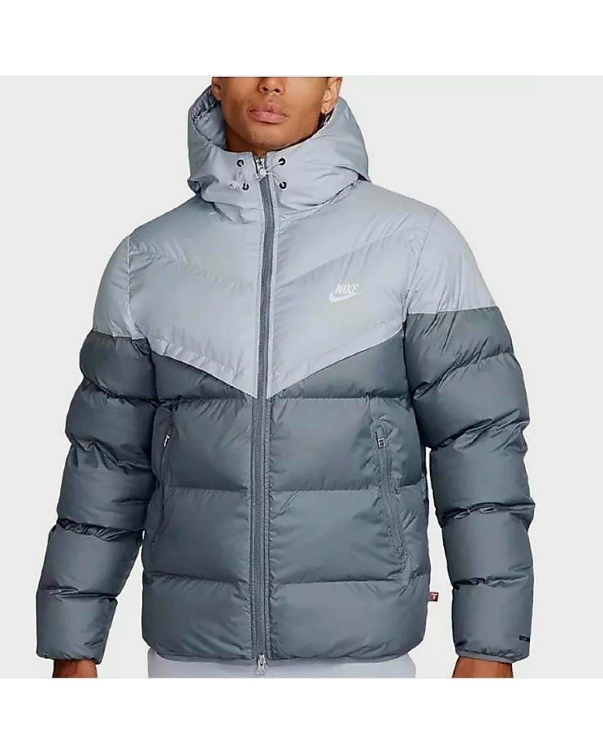 Пуховик Nike Sf Wr Pl - Fld Hd Jkt Grey