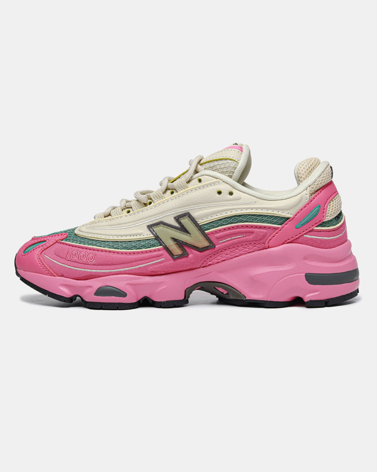 New Balance 1000 Tan Pink Green
