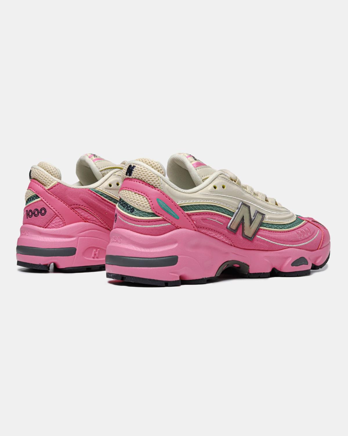 New Balance 1000 Tan Pink Green