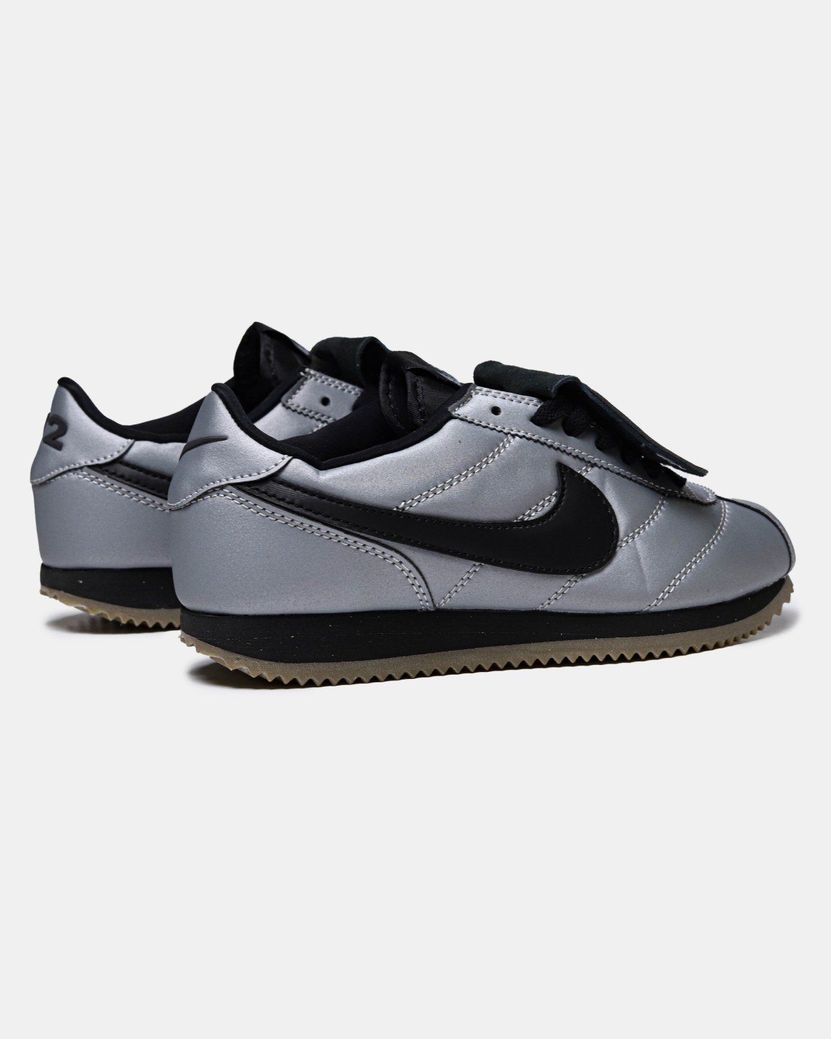 Nike Cortez Leather SE Metallic Cool Grey Black