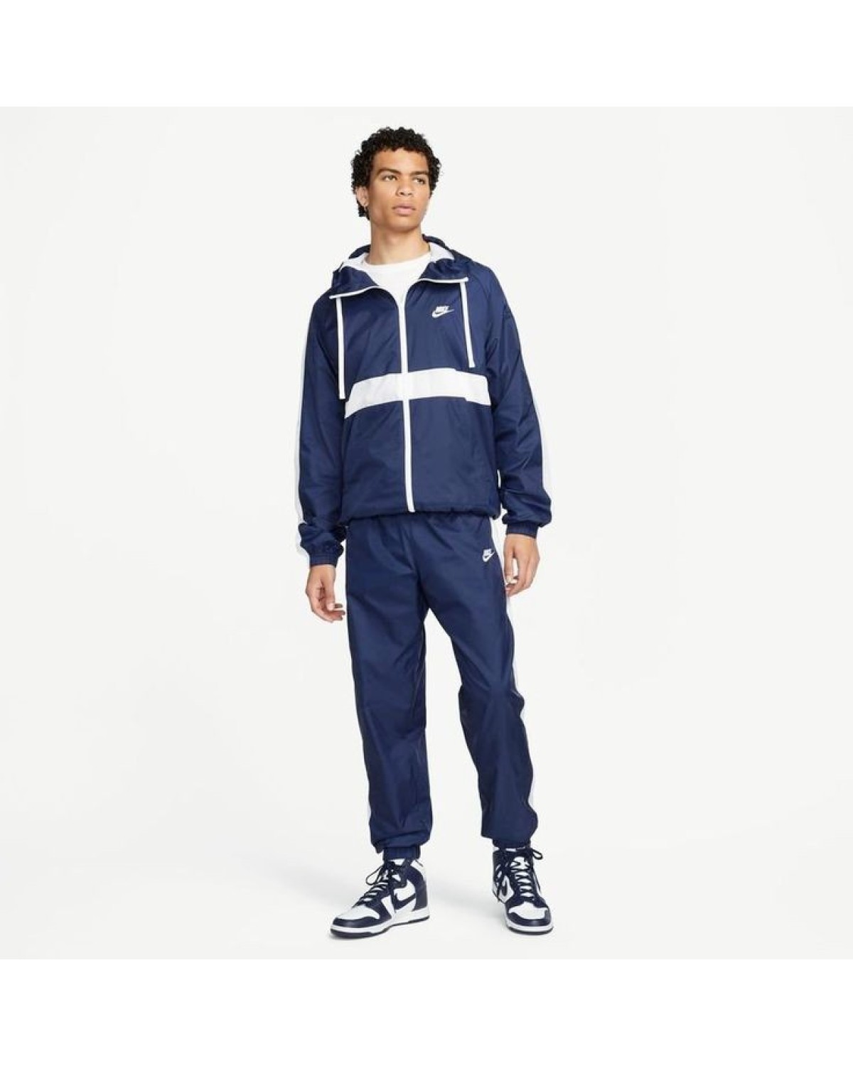 Спортивний костюм Nike M Nsw Spe Trk Suit Hd Wvn Blue