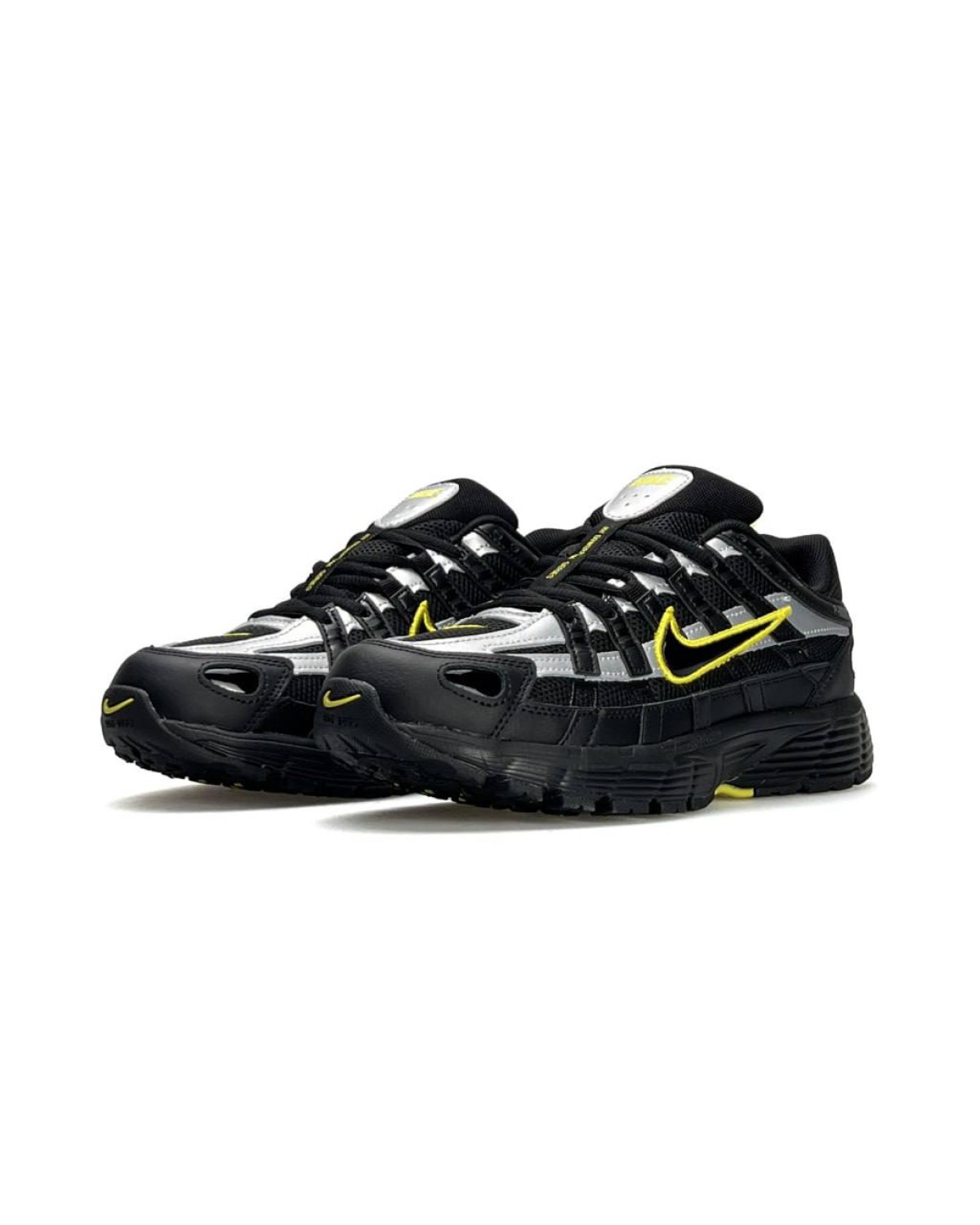 Nike P-6000 Black Silver Lime