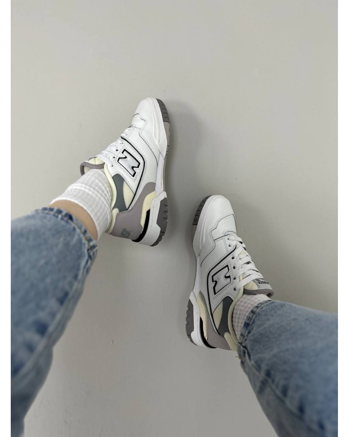 New Balance 550 White Marblehead
