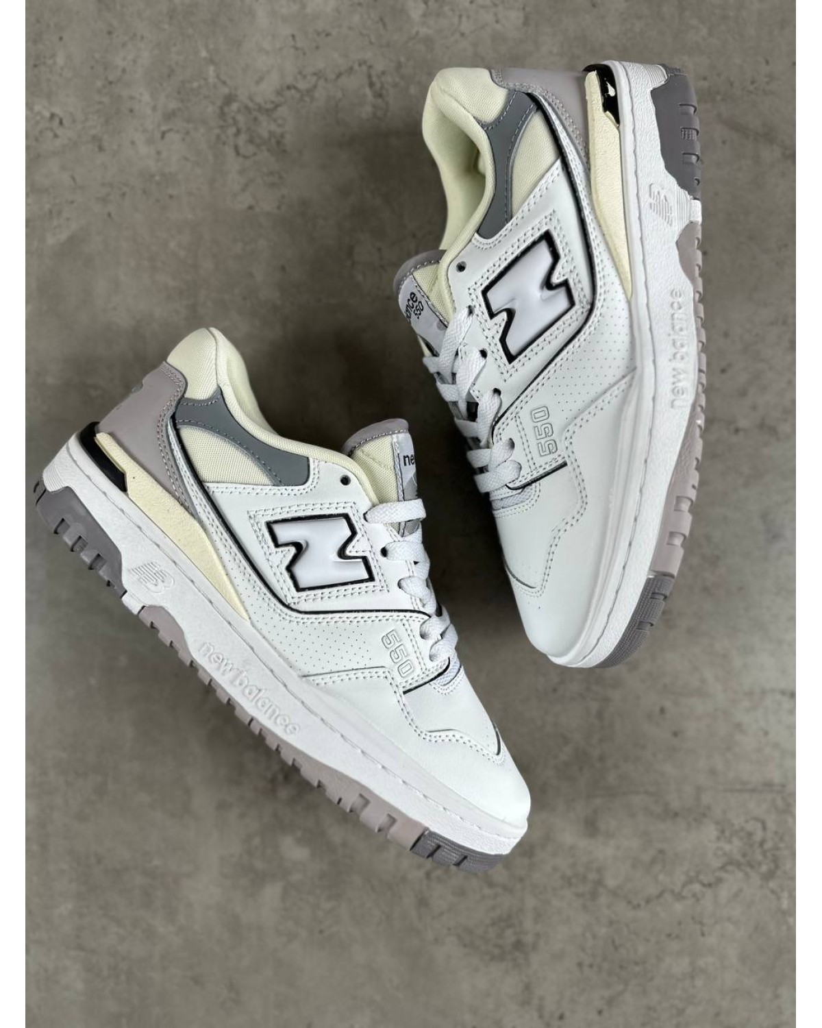 New Balance 550 White Marblehead