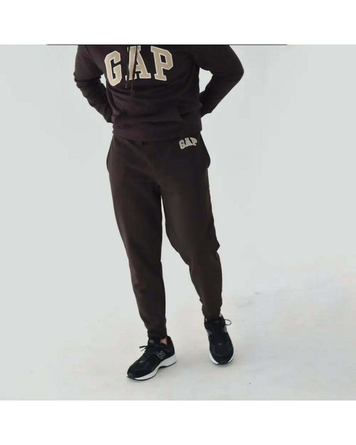 Штани Gap Logo Fleece Pants Turkish Coffee