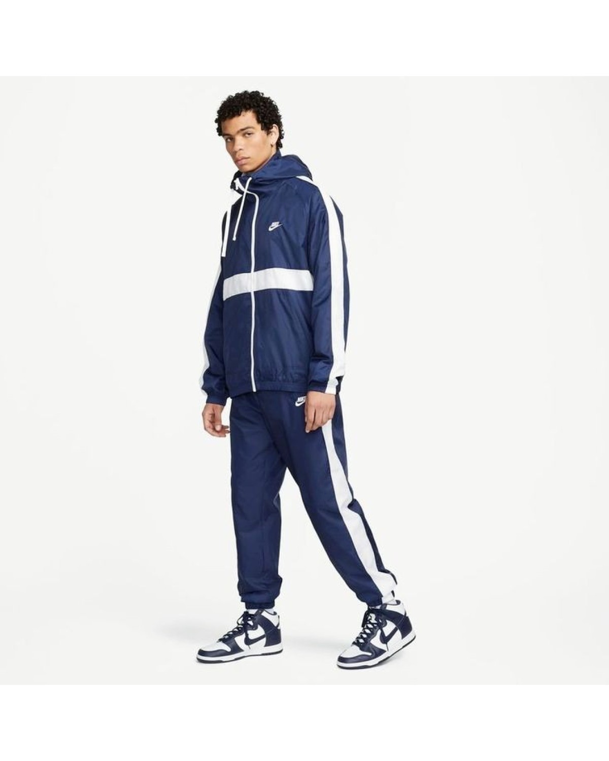 Спортивний костюм Nike M Nsw Spe Trk Suit Hd Wvn Blue