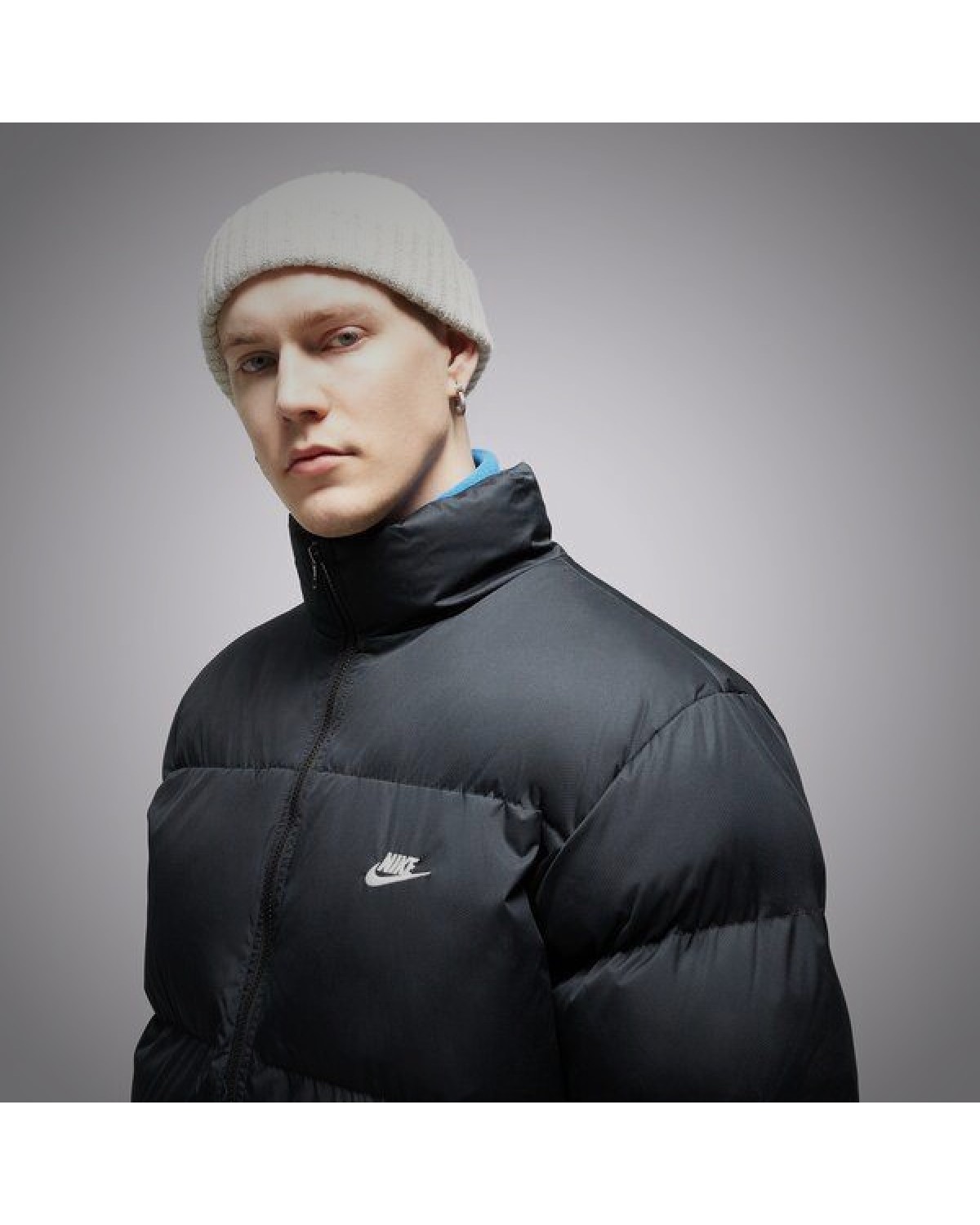 Пуховик Nike Club Puffer Jkt Grey