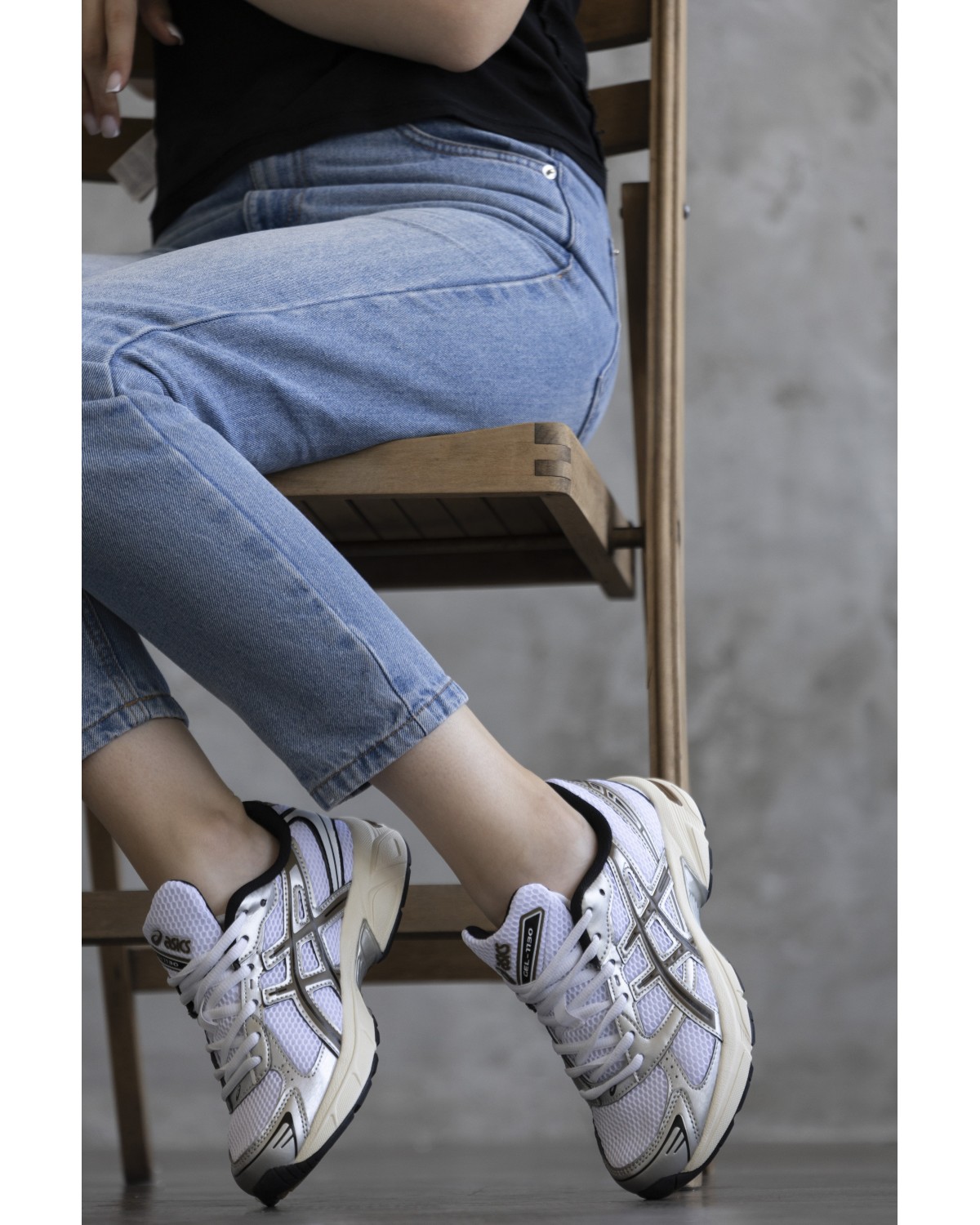 Asics Gel-1130 White Silver Brown