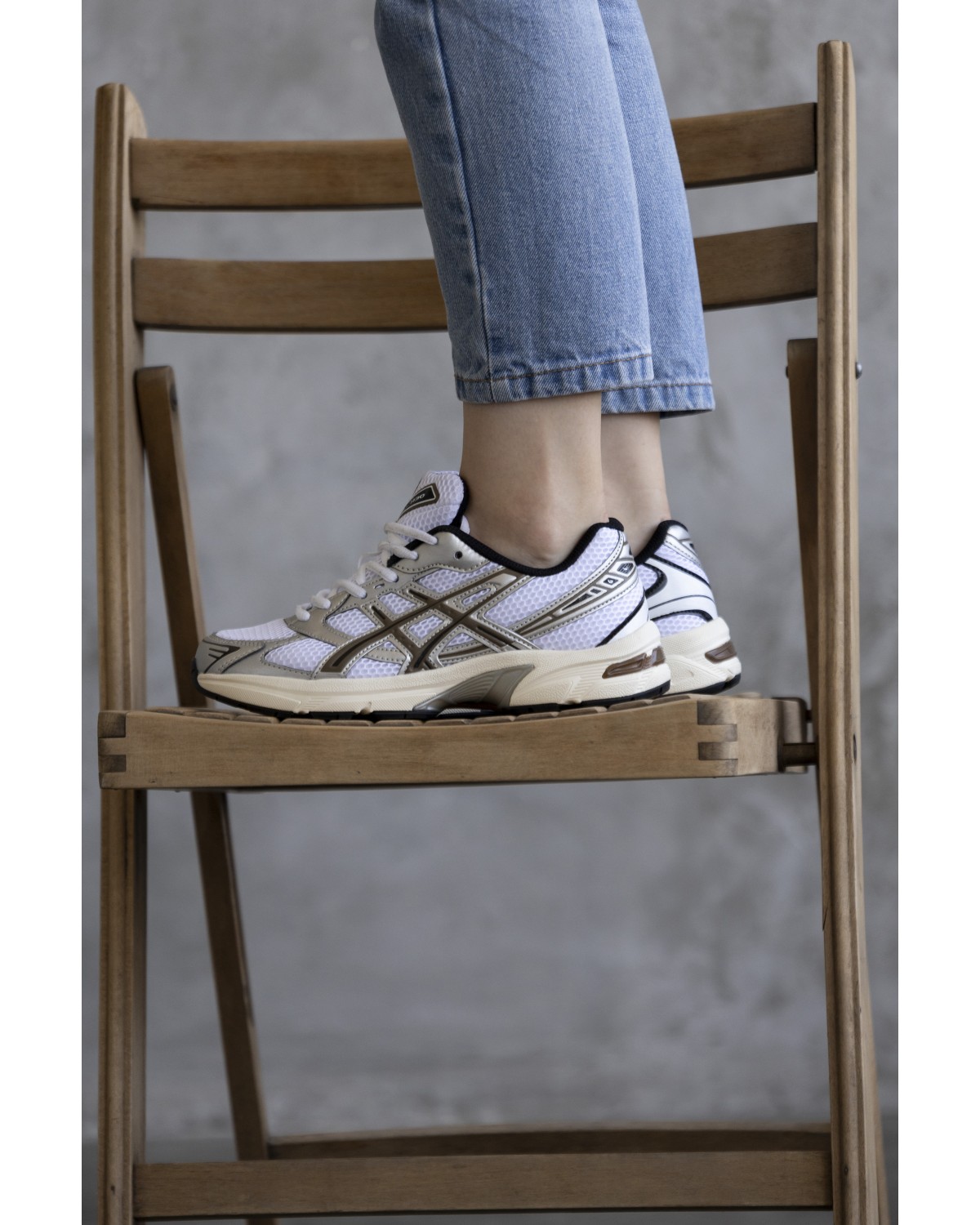 Asics Gel-1130 White Silver Brown
