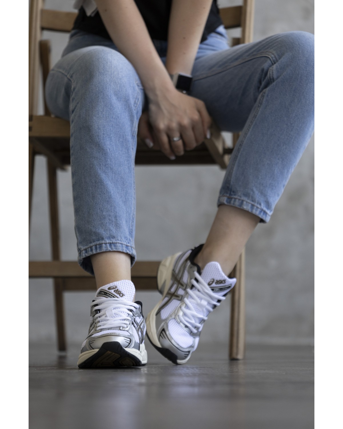 Asics Gel-1130 White Silver Brown