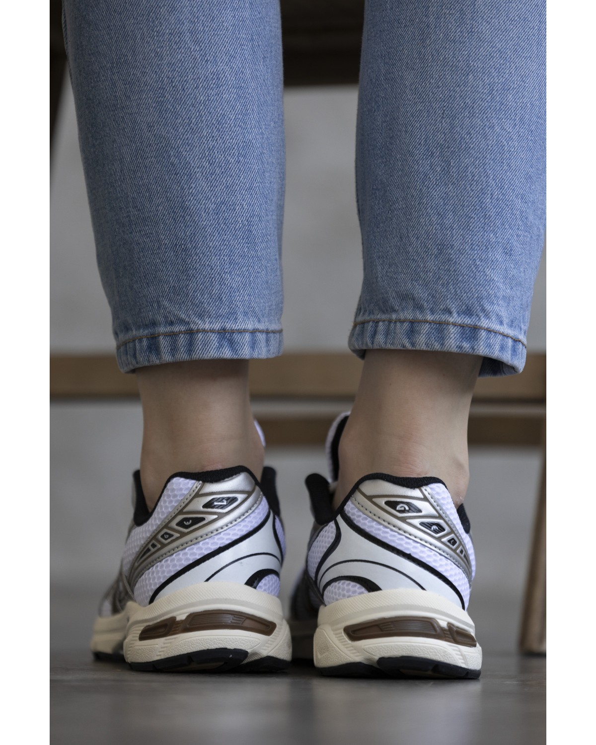 Asics Gel-1130 White Silver Brown