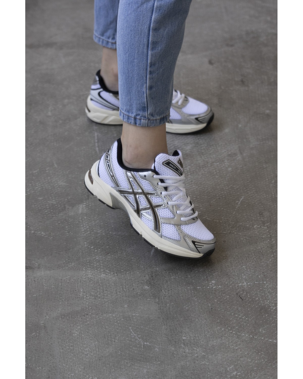 Asics Gel-1130 White Silver Brown