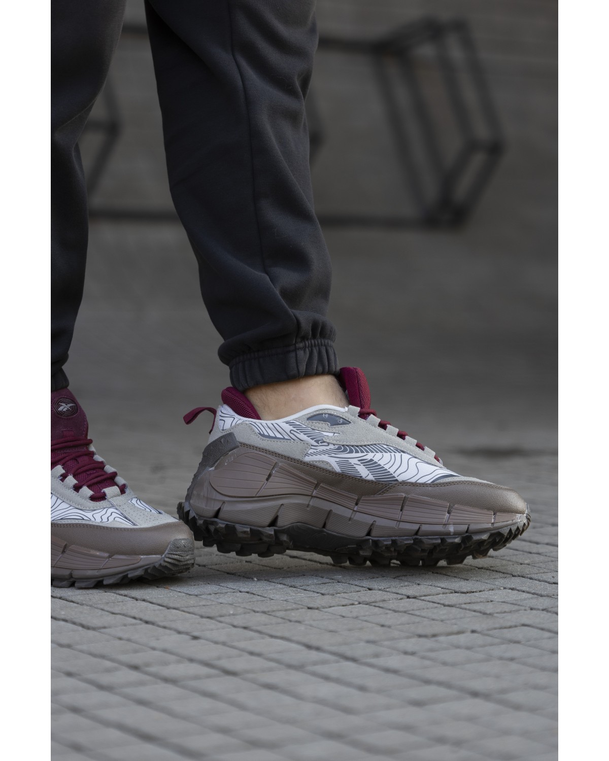 Reebok Zig Kinetica 2.5 Edge Grey Brown