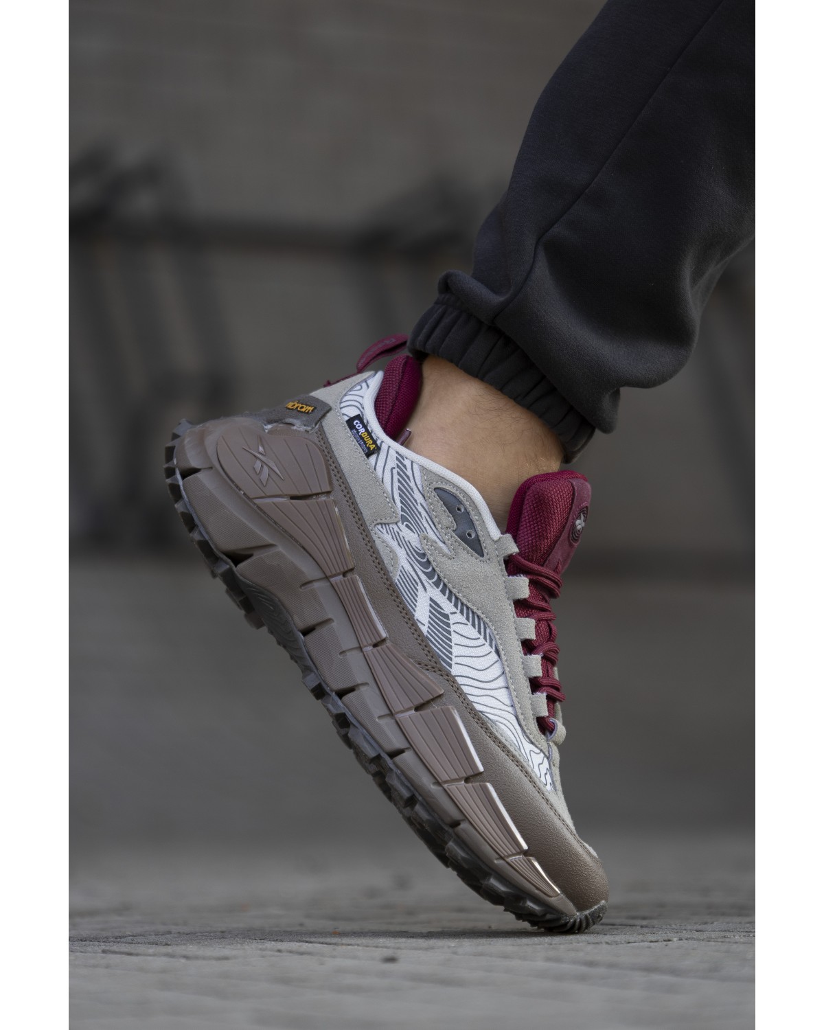 Reebok Zig Kinetica 2.5 Edge Grey Brown