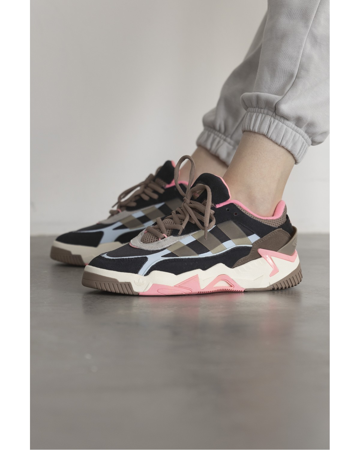 Adidas Niteball II Khaki Black Pink