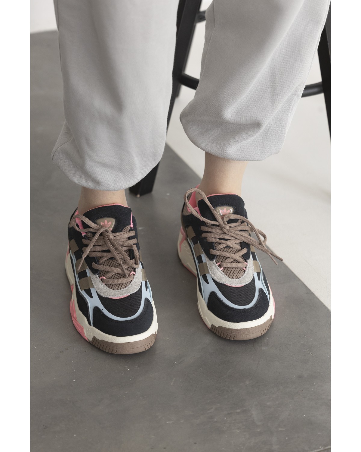 Adidas Niteball II Khaki Black Pink