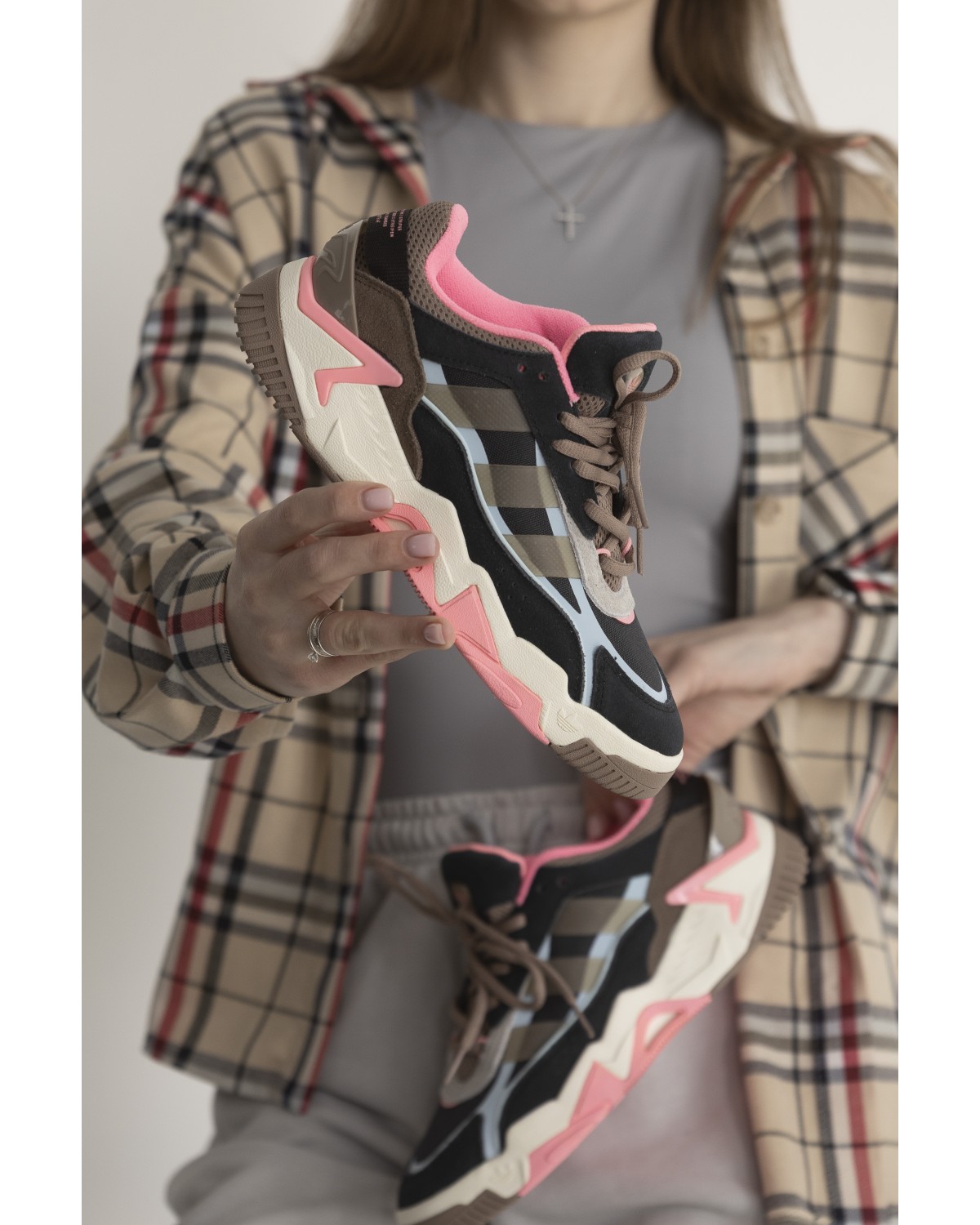 Adidas Niteball II Khaki Black Pink