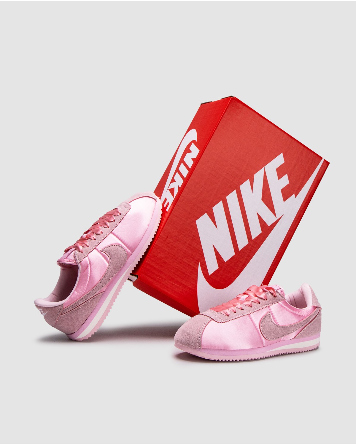 Nike Cortez Soft Pink Satin