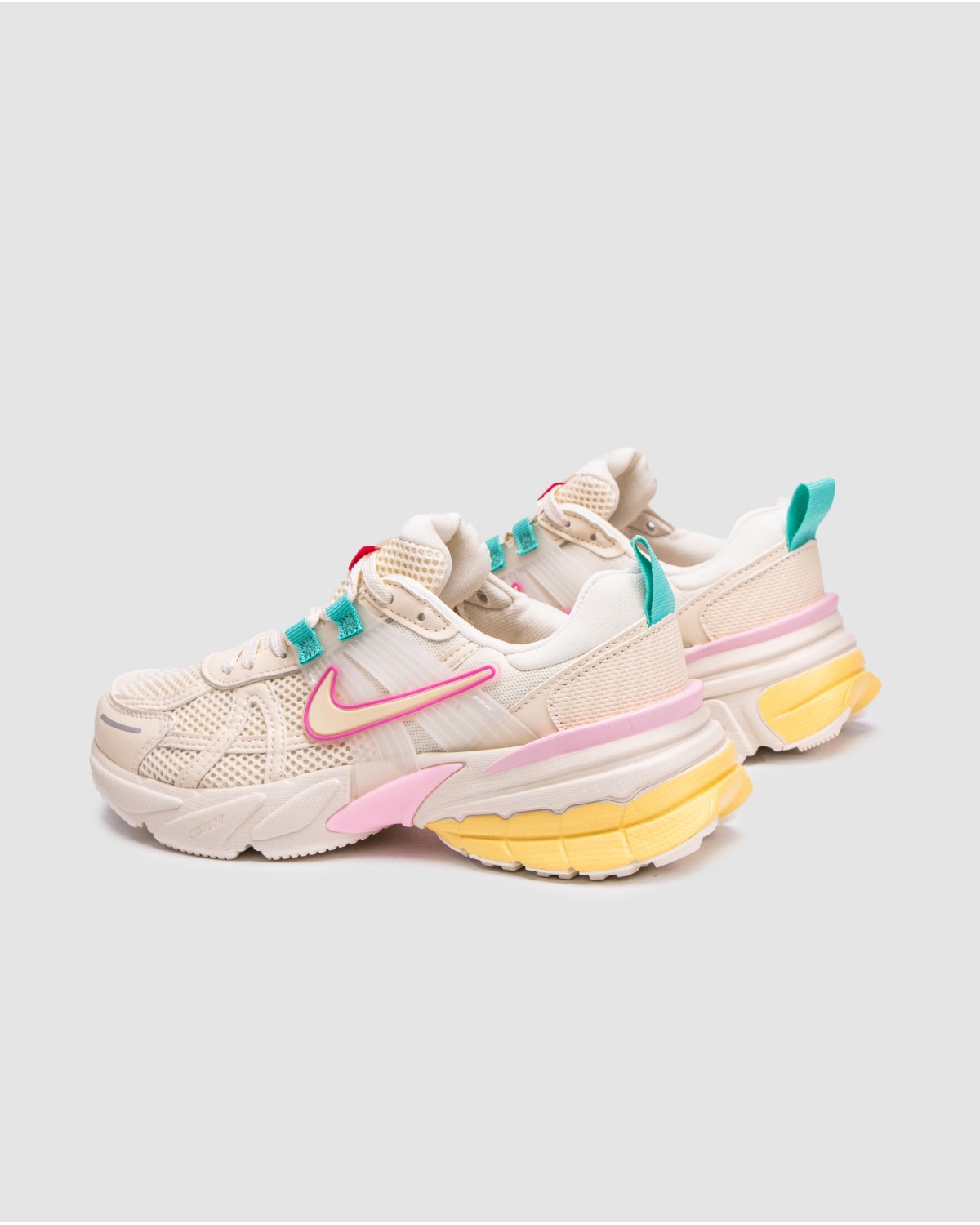 Nike V2K Runtekk Yellow/Cream/Pink