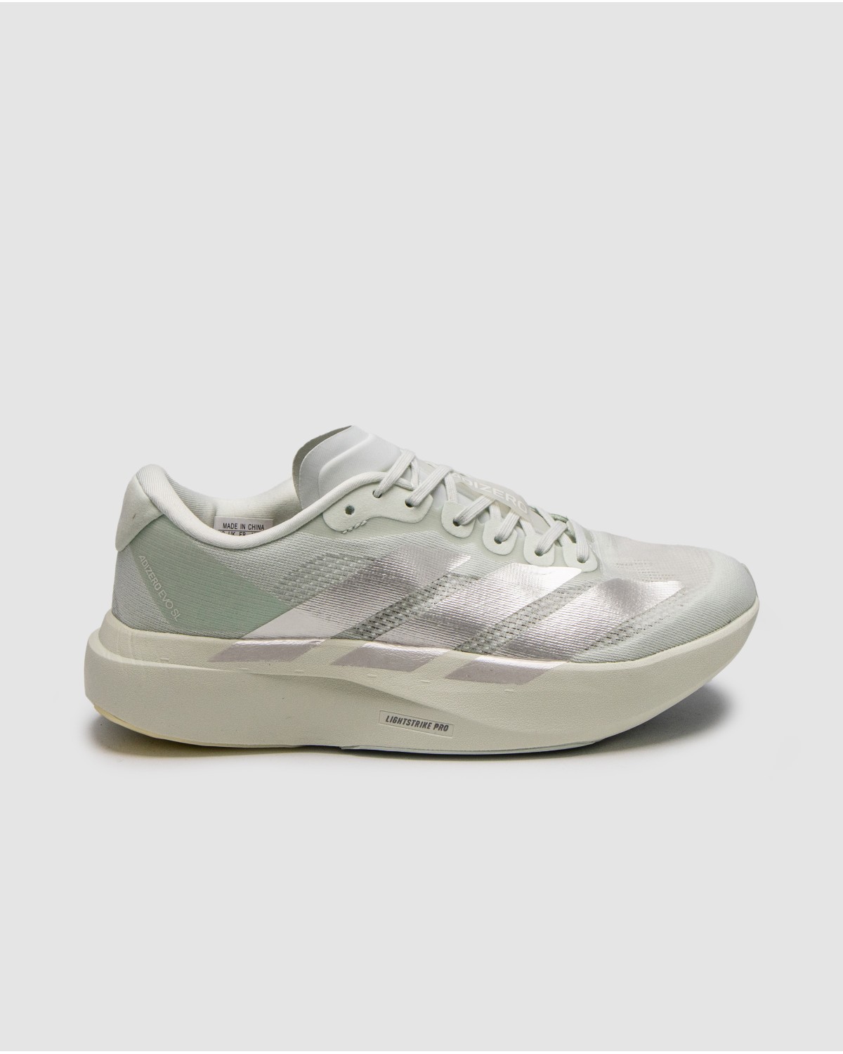 Adidas Adizero Evo SL Light Green/Silver Metallic