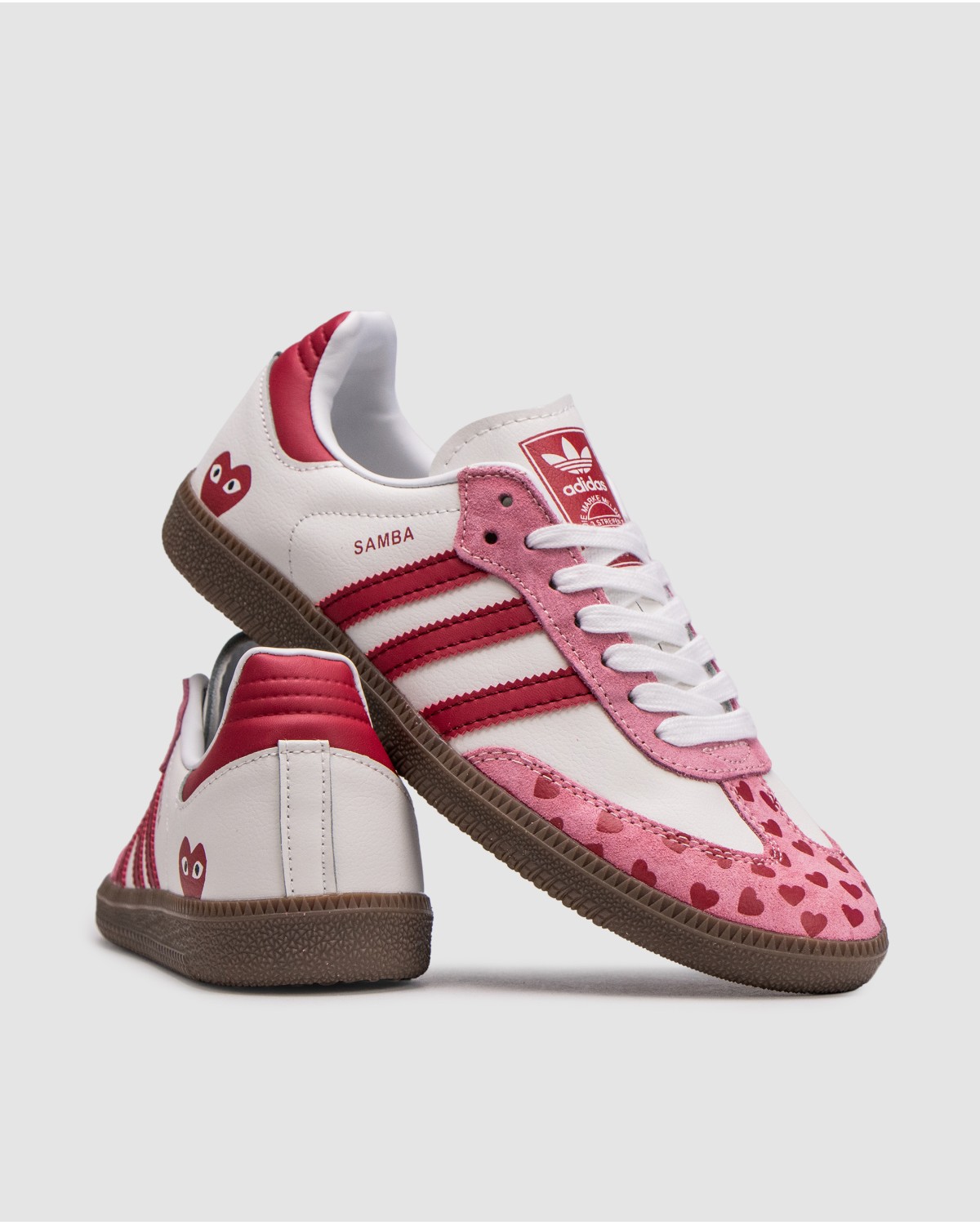 Adidas Samba x Comme des Garçons Play White/Pink