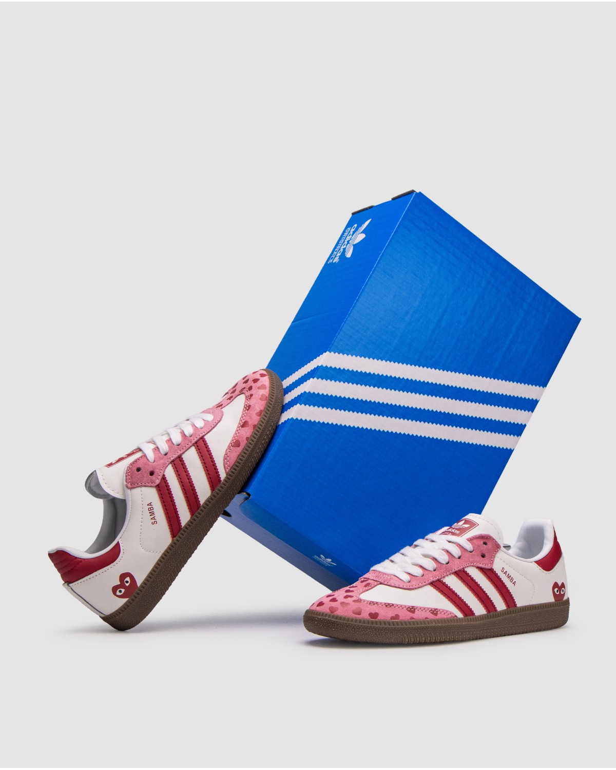 Adidas Samba x Comme des Garçons Play White/Pink