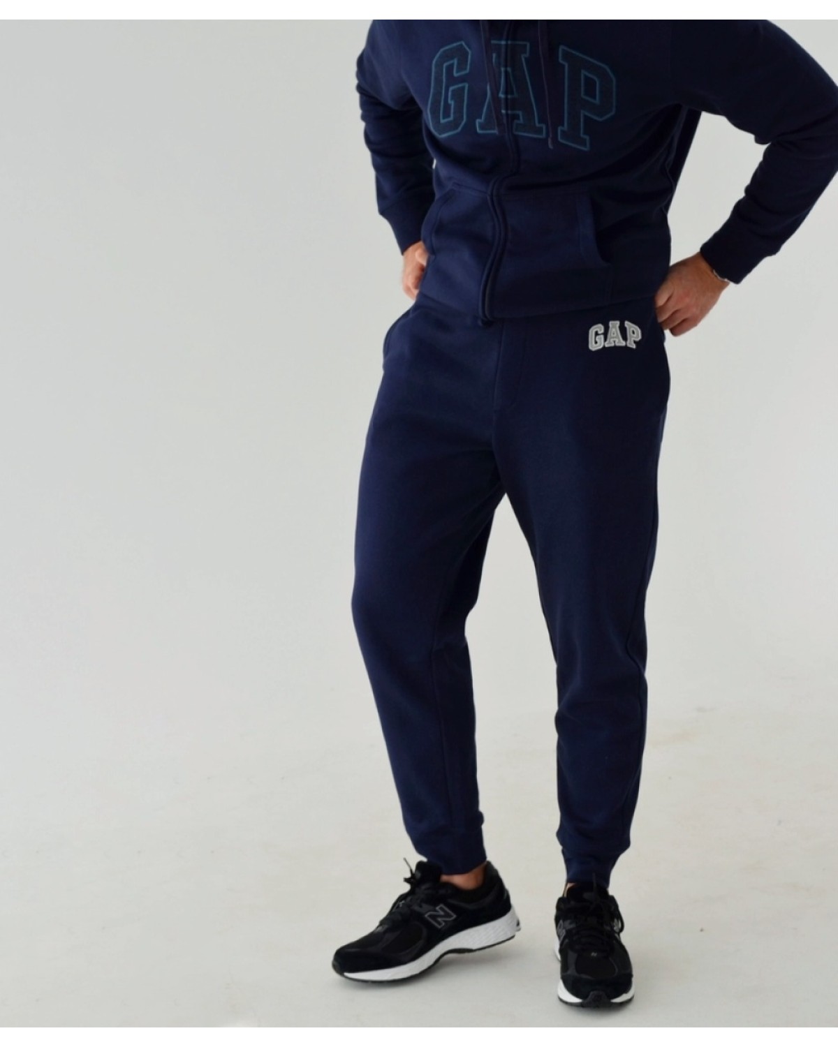 Штани Gap Logo Fleece Pants Tapestry Navy