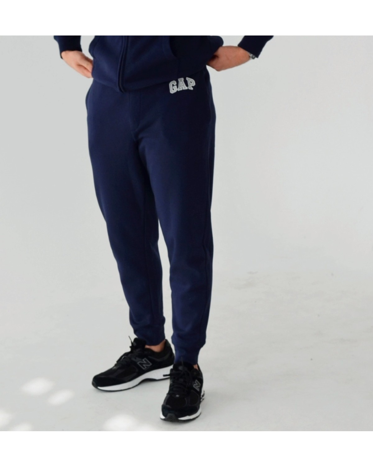 Штани Gap Logo Fleece Pants Tapestry Navy