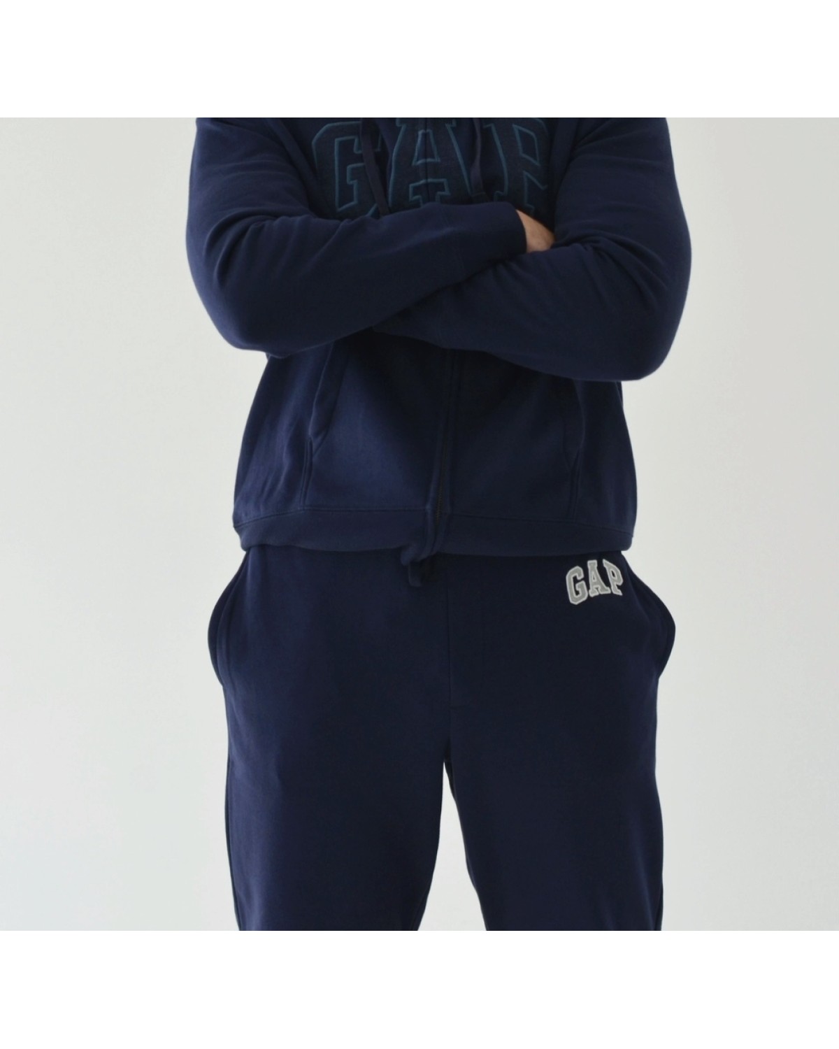 Штани Gap Logo Fleece Pants Tapestry Navy