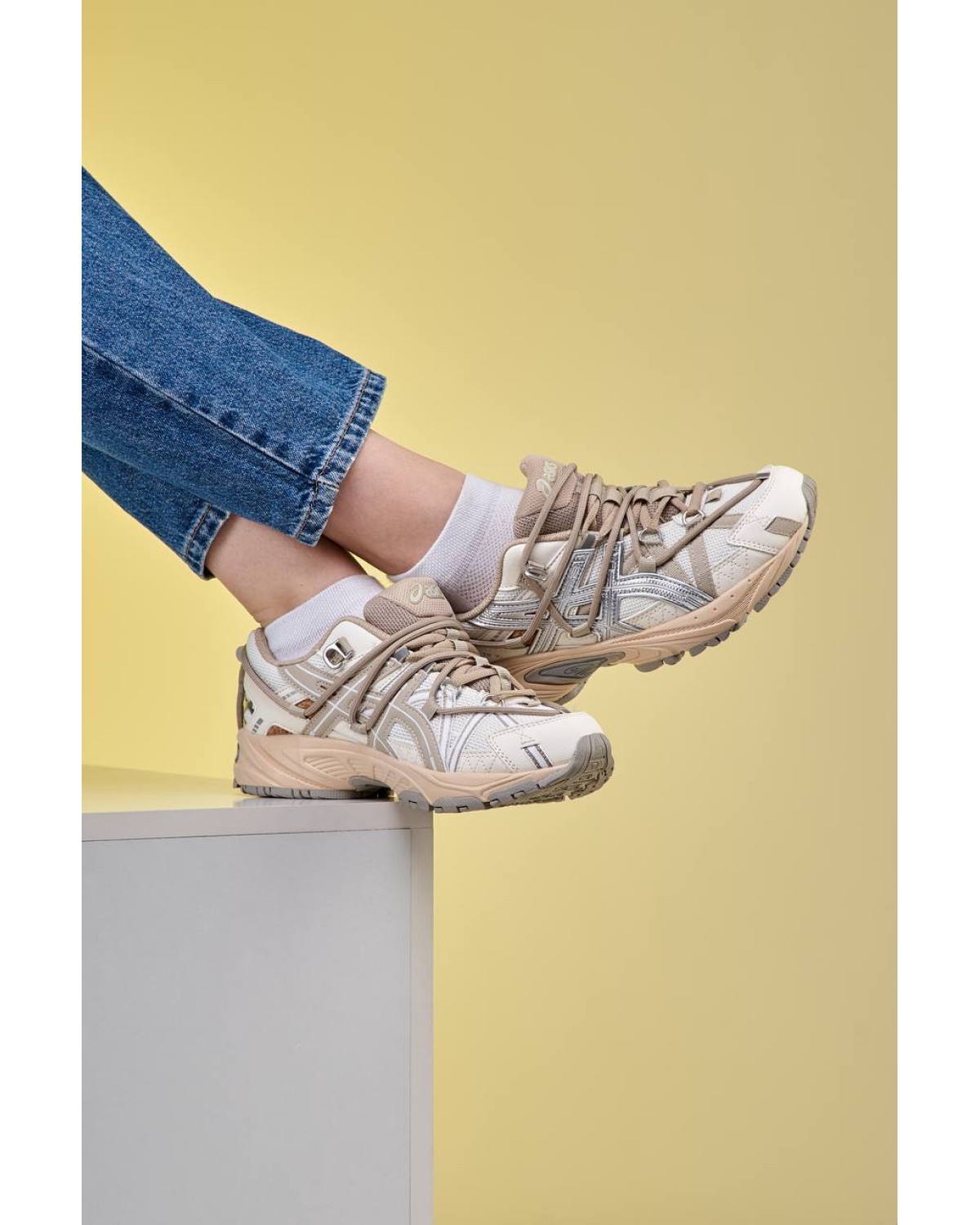 Asics Gel Kahana TR V2 Cream Pure Silver