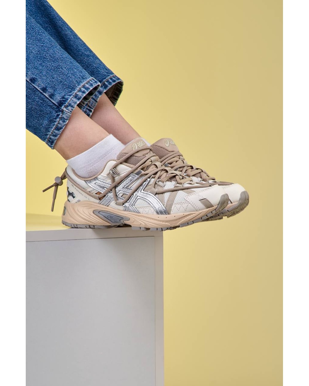 Asics Gel Kahana TR V2 Cream Pure Silver