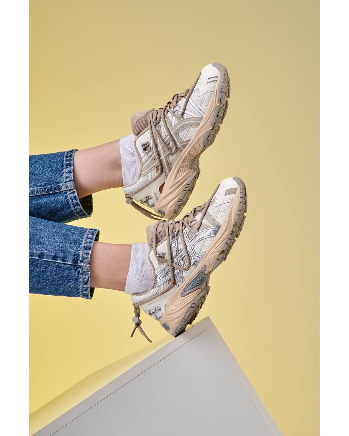 Asics Gel Kahana TR V2 Cream Pure Silver