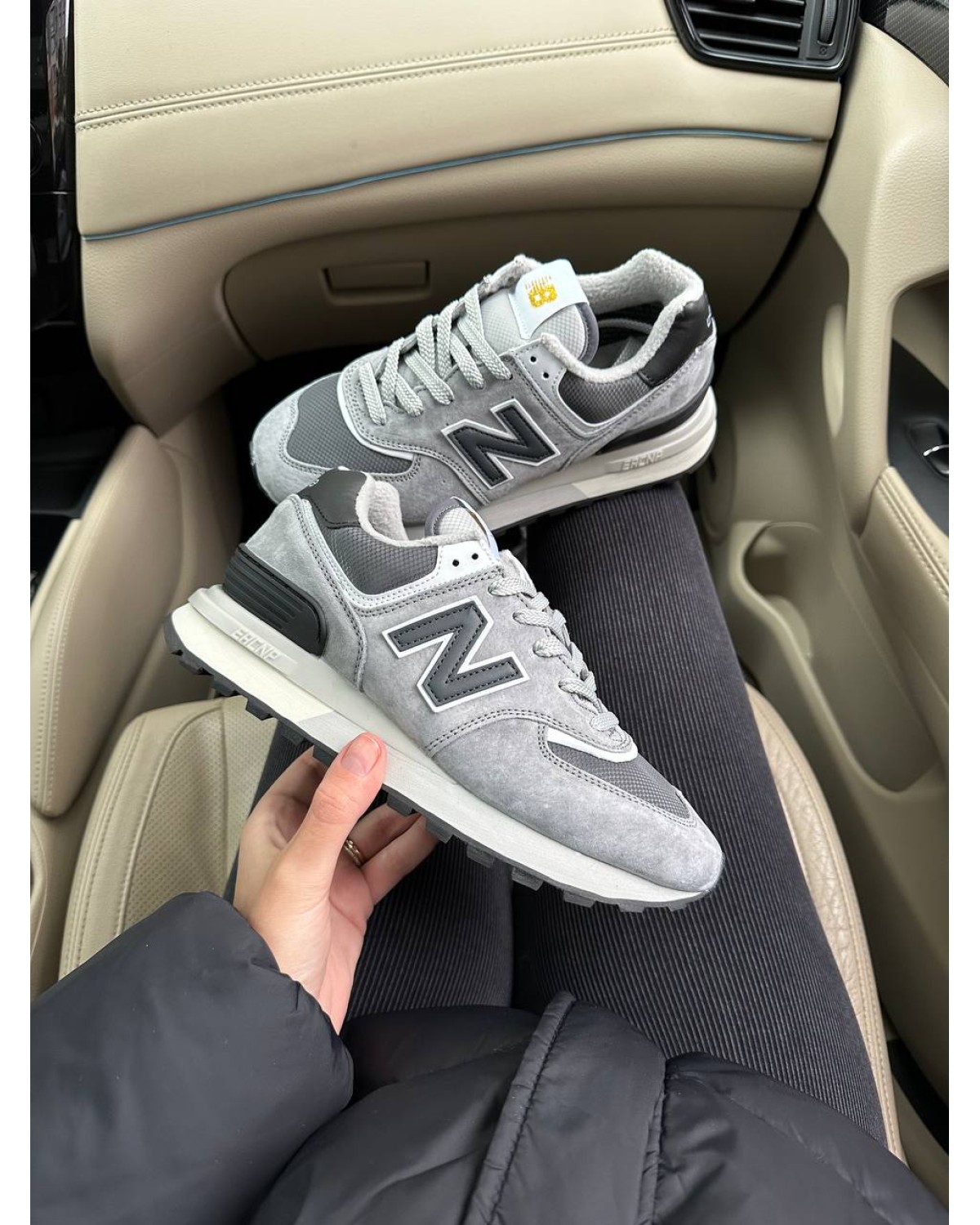 New Balance 574 Legacy Grey Black Thermo