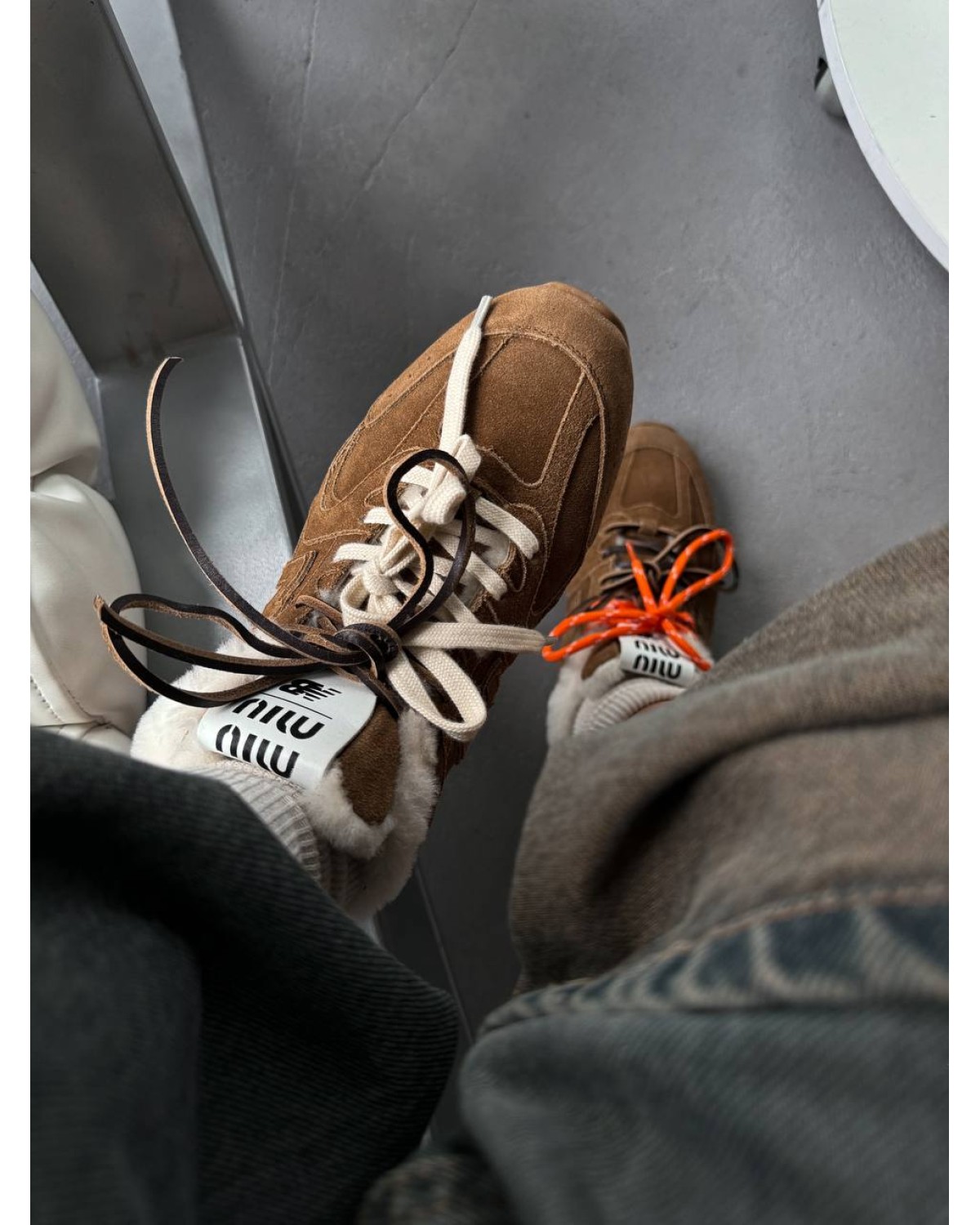 New Balance x Miu Miu  Brown Fur