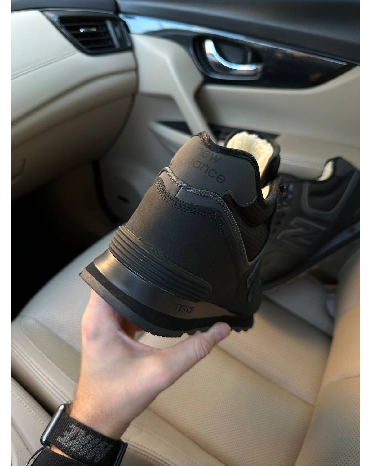 New Balance 574 Black Fur 2