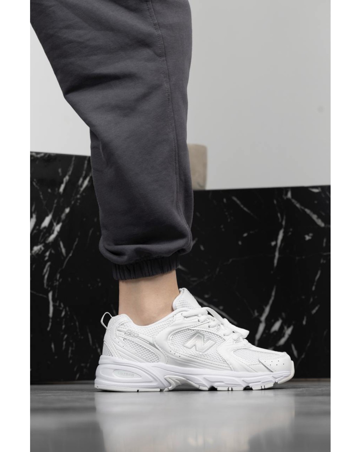 New Balance 530 Triple White