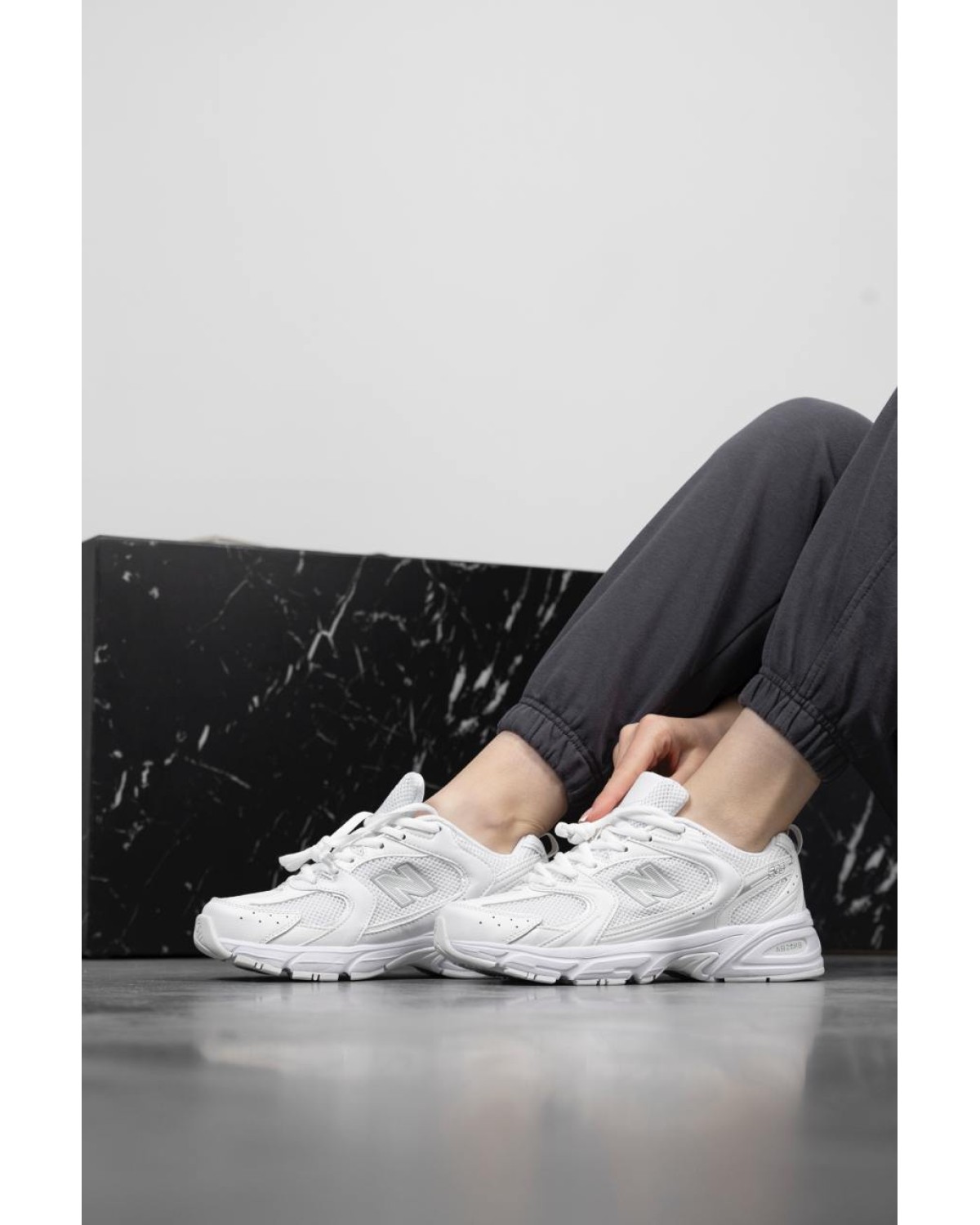 New Balance 530 Triple White