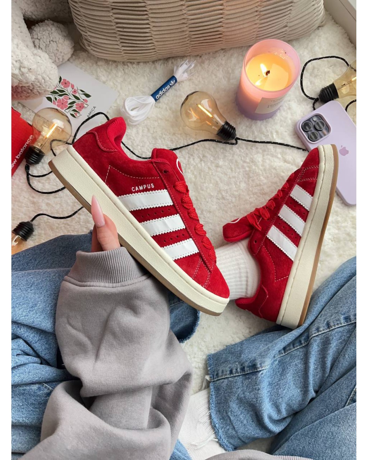 Adidas Campus Red