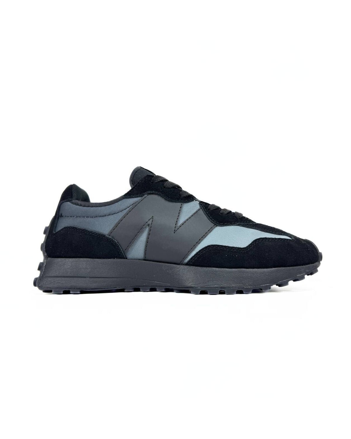 New Balance 327 Black Dark Grey