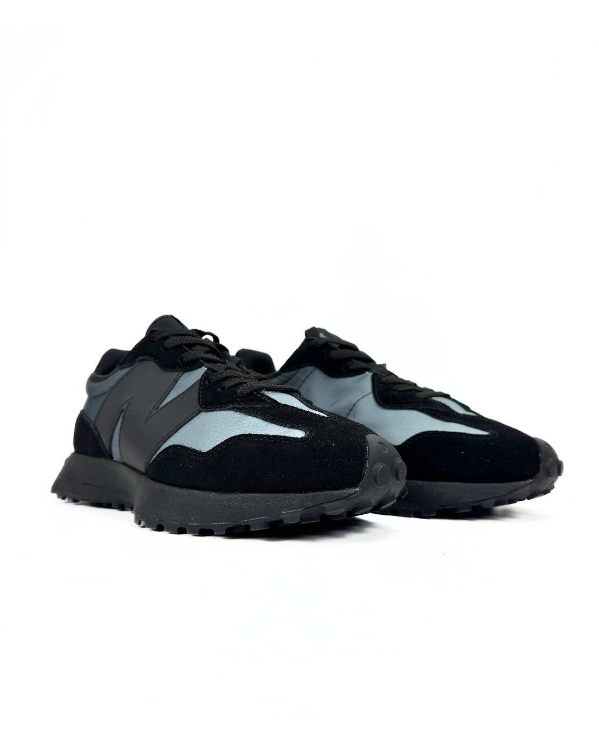 New Balance 327 Black Dark Grey