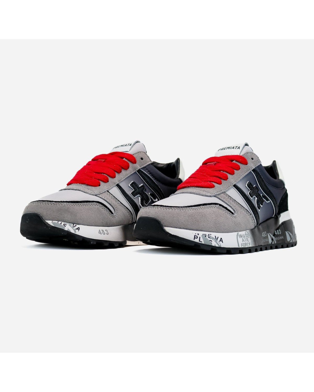 Premiata Mick Black Grey