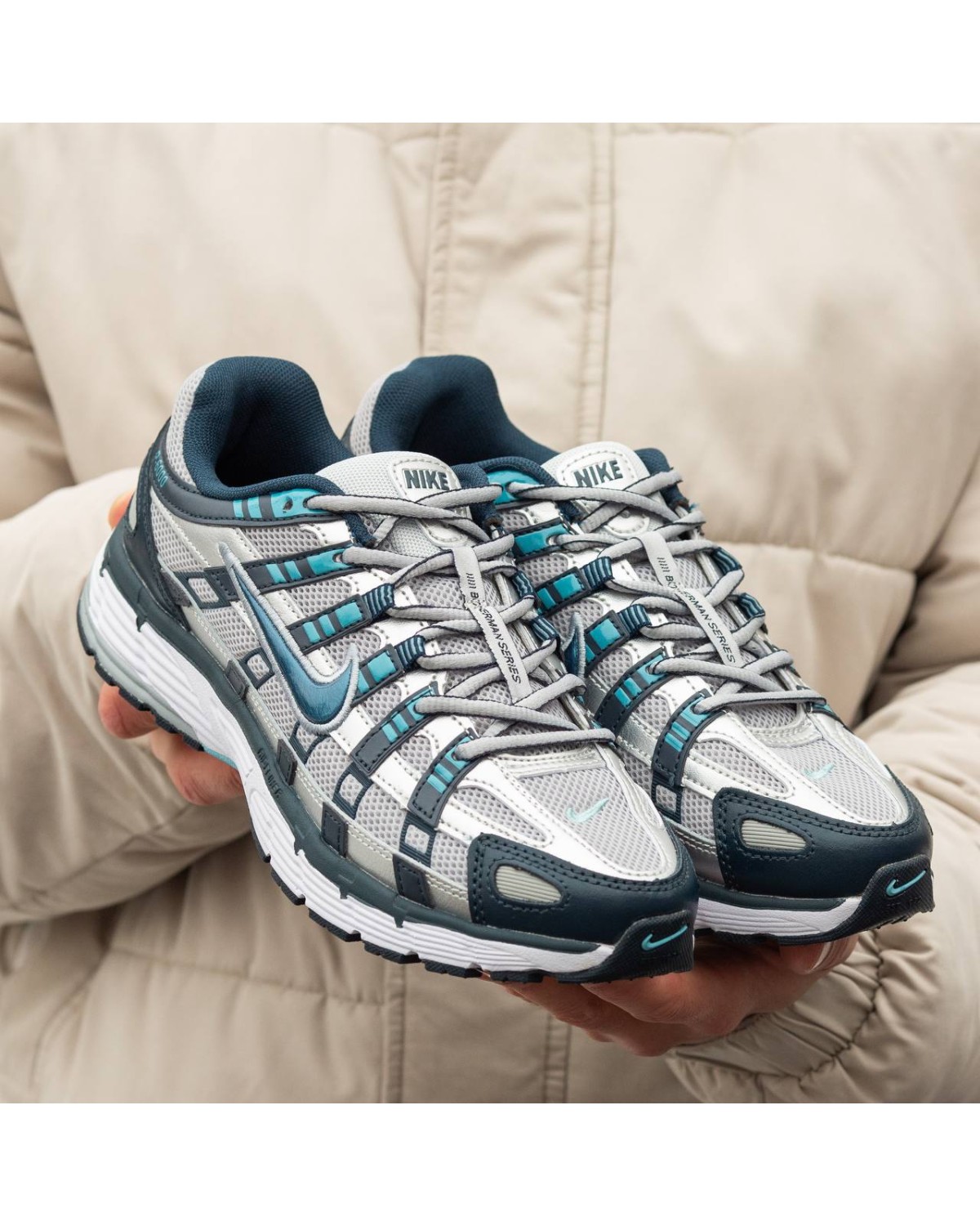 Nike P-6000 Grey Blue