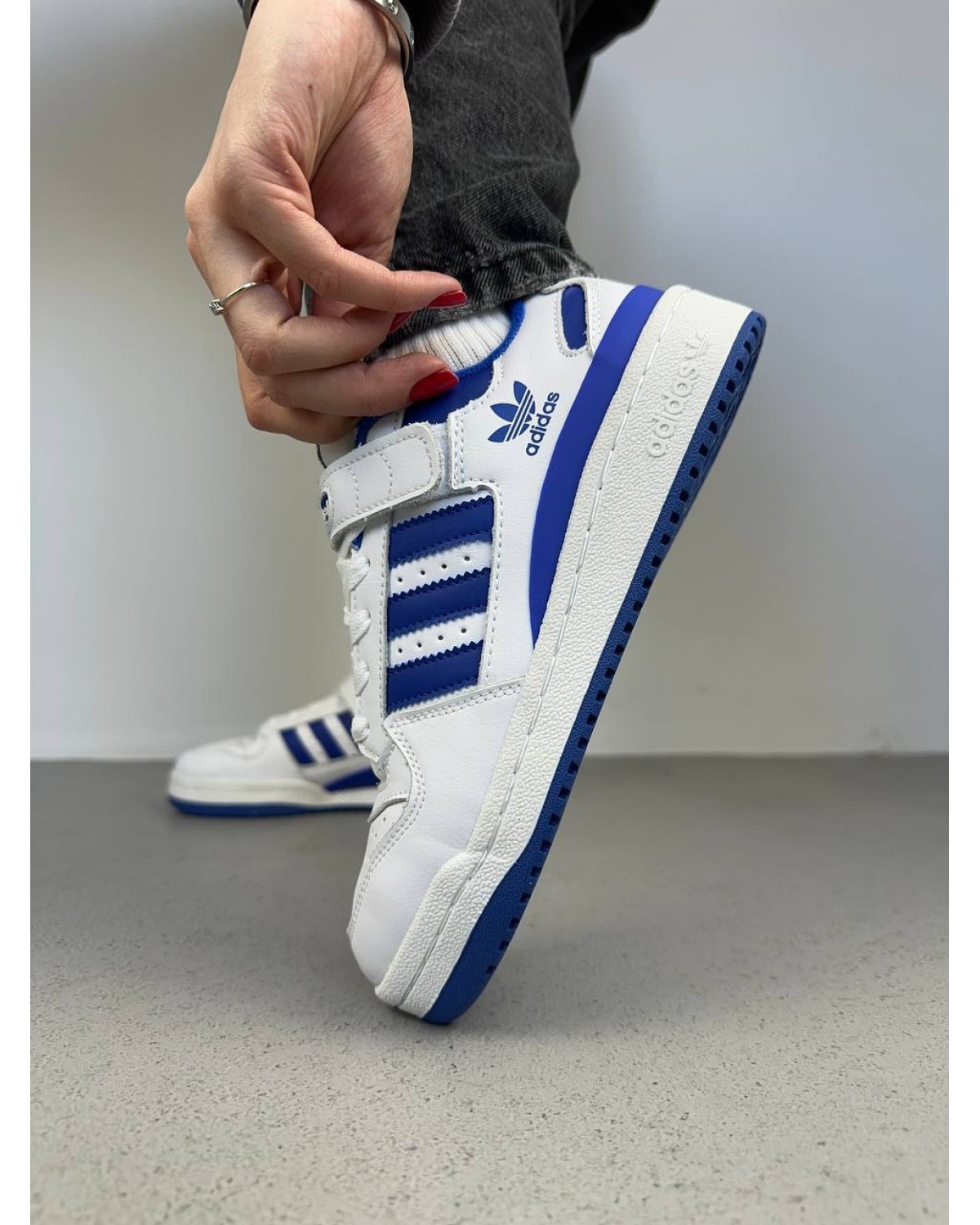 Adidas Forum Low White Royal Blue