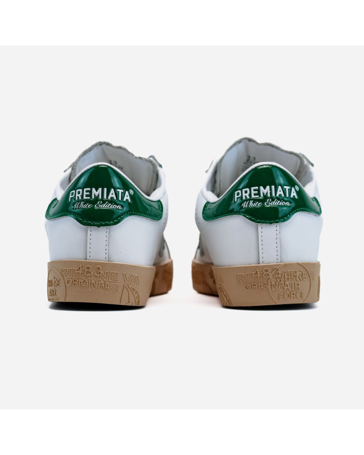 Premiata Steven White Beige