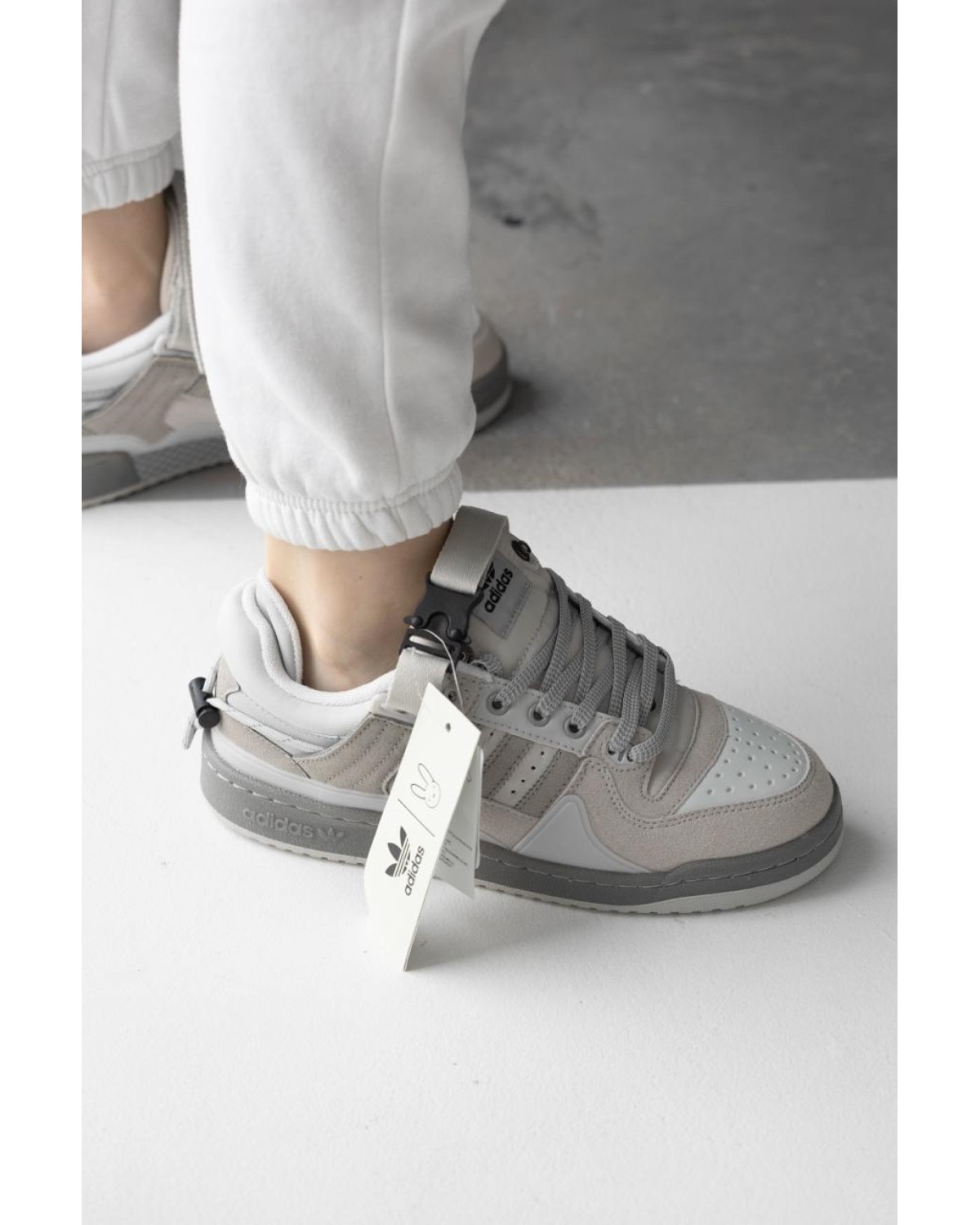 Adidas Forum x Bad Bunny Gray