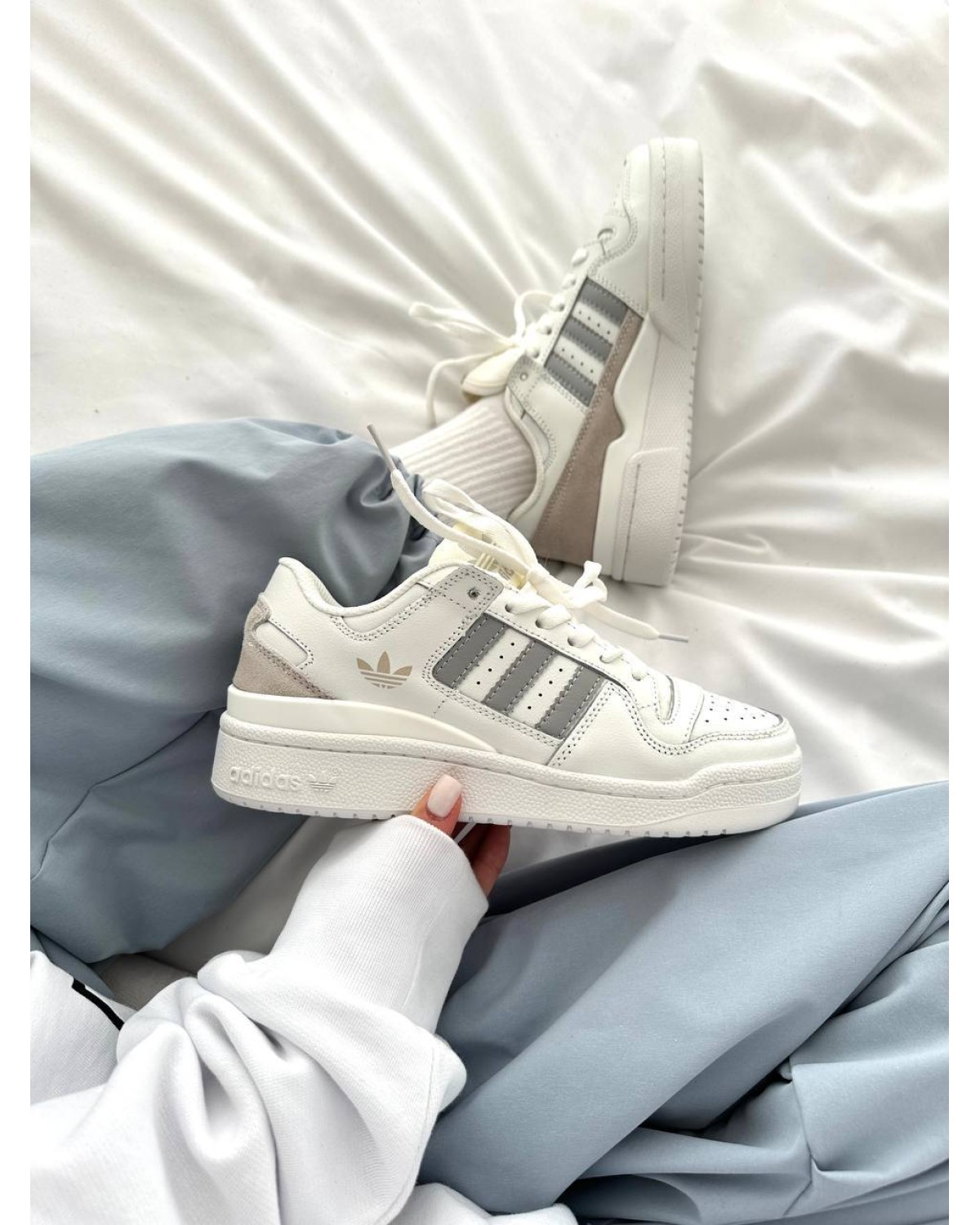 Adidas Forum White / Silver