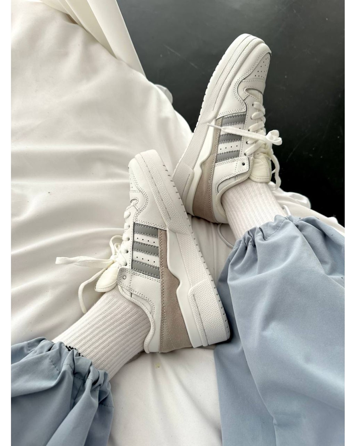Adidas Forum White / Silver