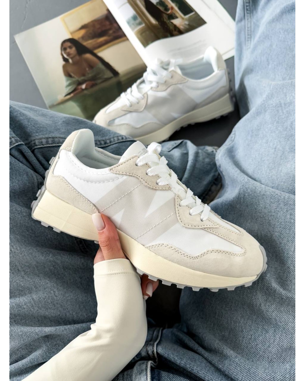 New Balance 327 White